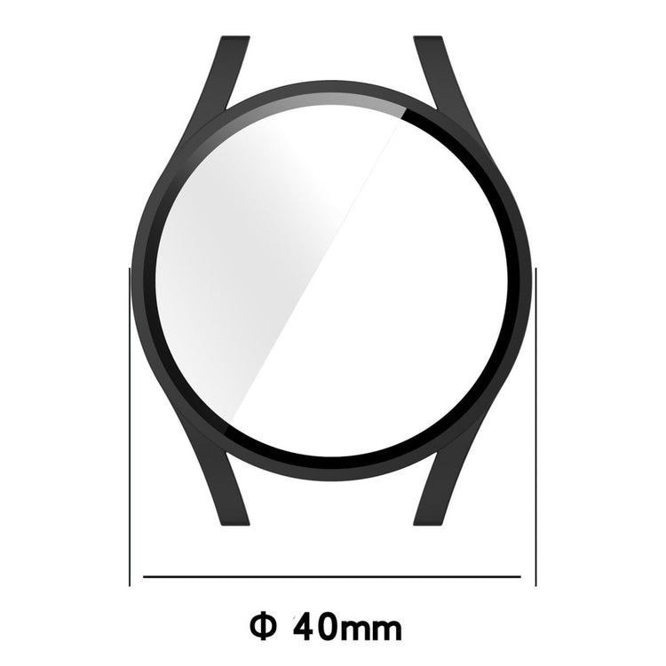 Samsung Galaxy Watch 5 Pro Plastik Cover med Hærdet Glas - Pink#serie_2