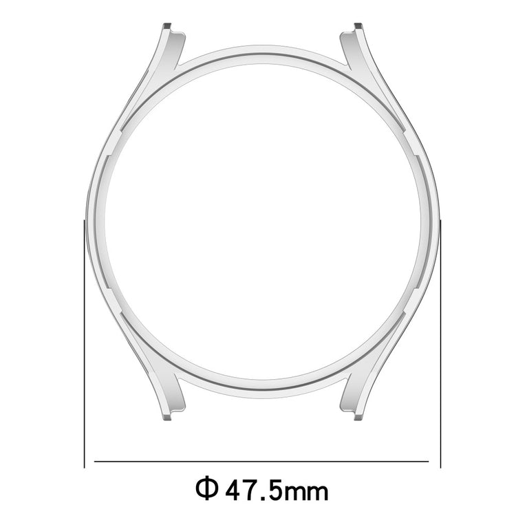 Samsung Galaxy Watch 5 Pro  Plastik Bumper  - Sølv#serie_1