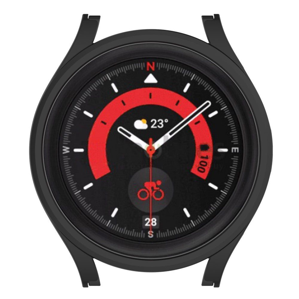 Samsung Galaxy Watch 5 Pro  Plastik Bumper  - Sort#serie_3