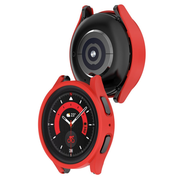 Samsung Galaxy Watch 5 Pro  Plastik Bumper  - Rød#serie_5