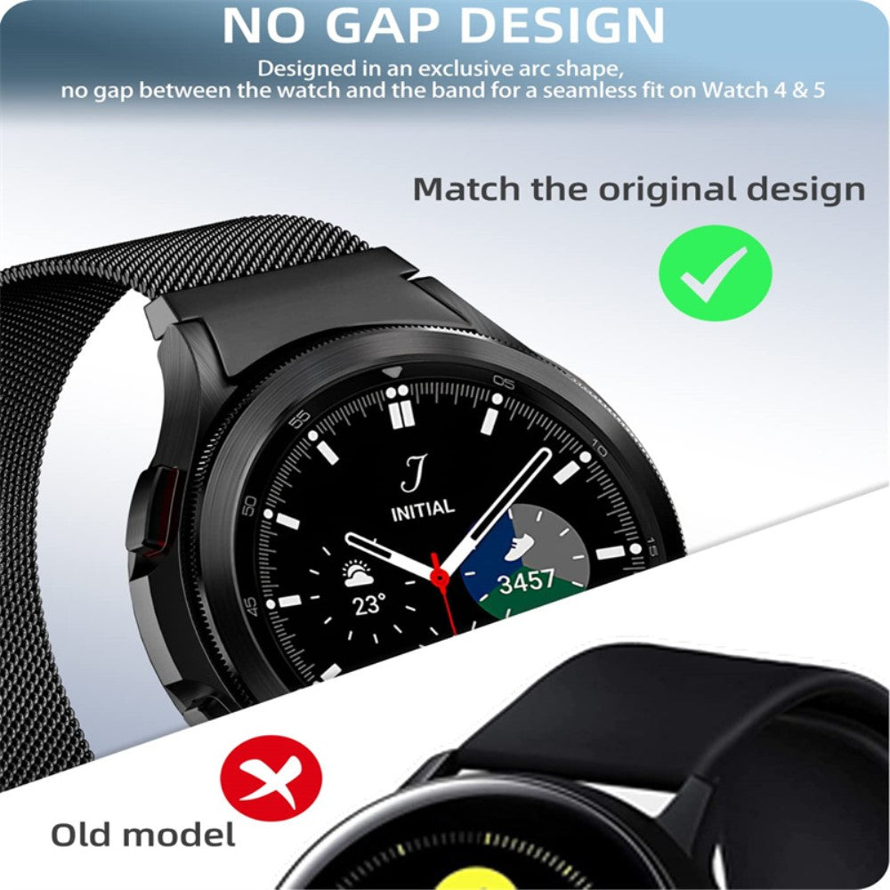 Samsung Galaxy Watch 5 Pro Metal Rem med Cover - Sort#serie_1