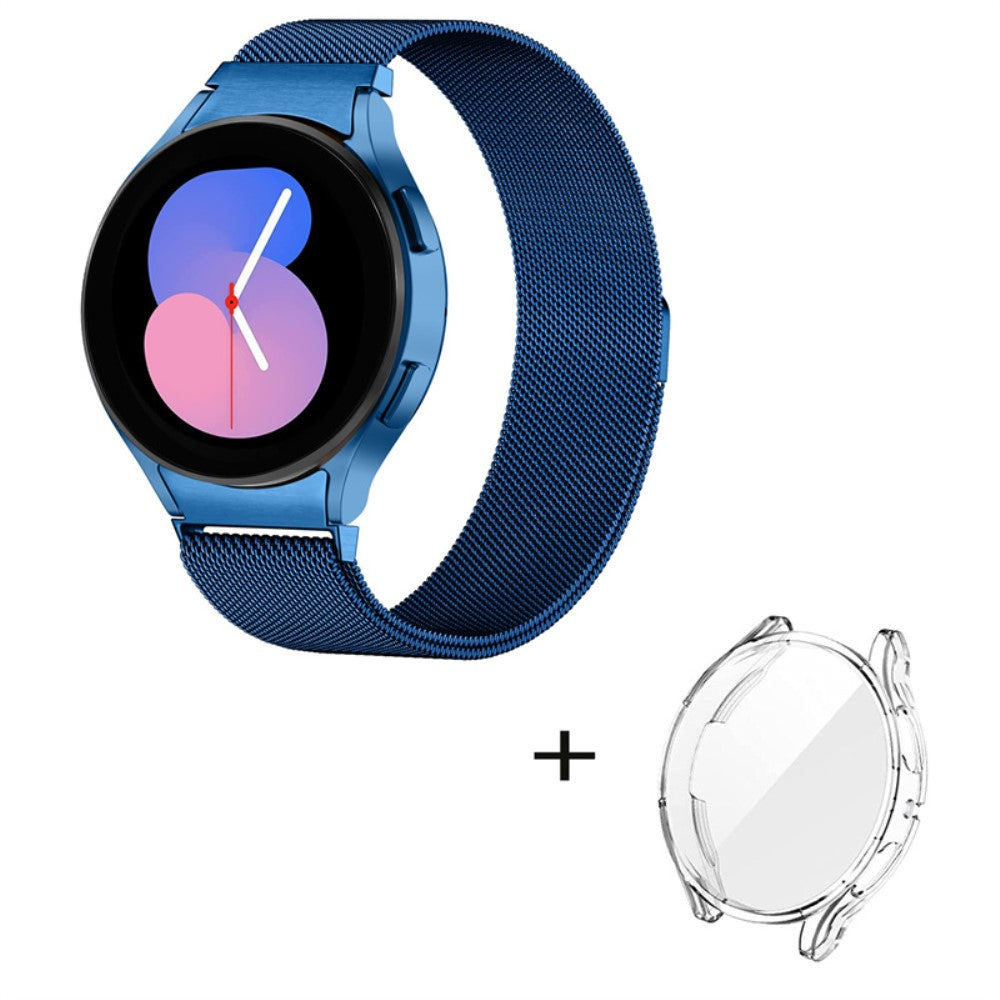 Samsung Galaxy Watch 5 Pro Metal Rem med Cover - Blå#serie_2