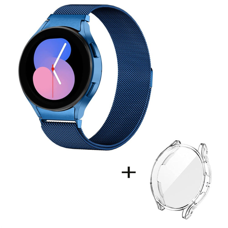 Samsung Galaxy Watch 5 Pro Metal Rem med Cover - Blå#serie_2