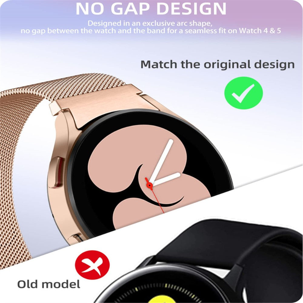 Samsung Galaxy Watch 5 Pro Metal Rem med Cover - Pink#serie_4