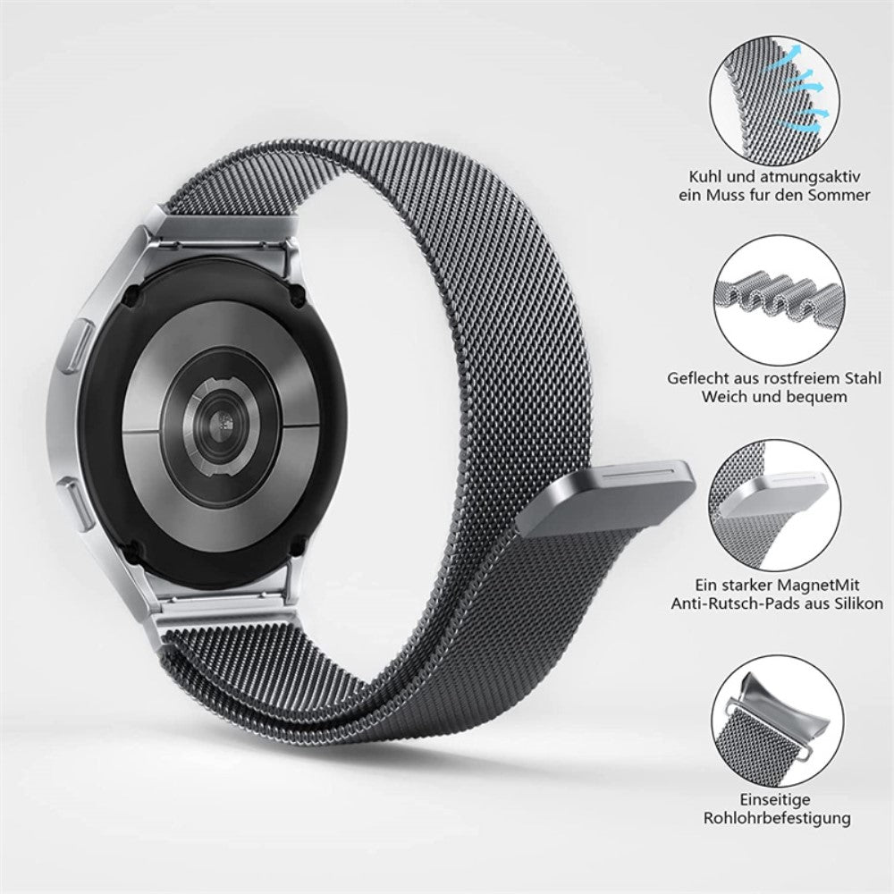 Samsung Galaxy Watch 5 Pro Metal Rem med Cover - Sølv#serie_6