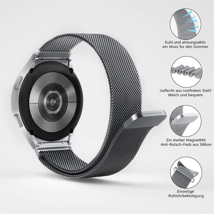 Samsung Galaxy Watch 5 Pro Metal Rem med Cover - Sølv#serie_6
