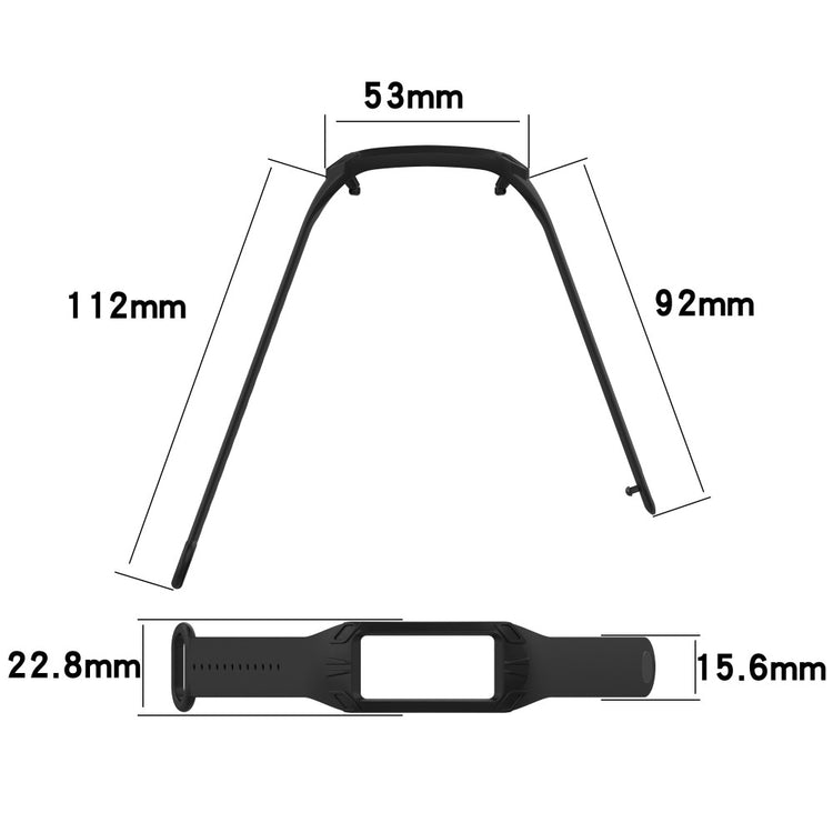 Rigtigt elegant Amazon Halo View Silikone Rem - Blå#serie_2