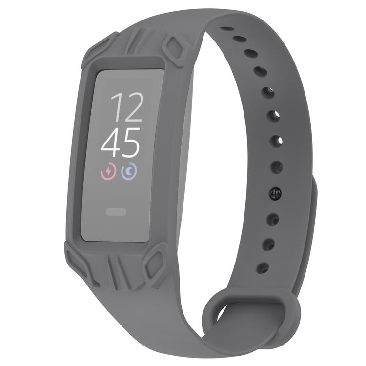 Nydelig Amazon Halo View Silikone Rem - Sølv#serie_3