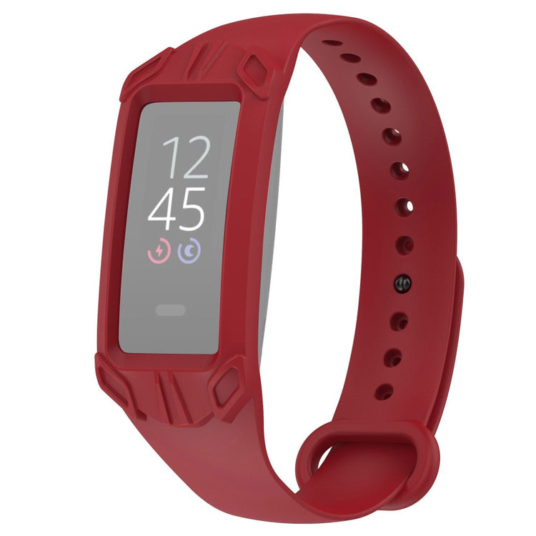 Nydelig Amazon Halo View Silikone Rem - Rød#serie_4