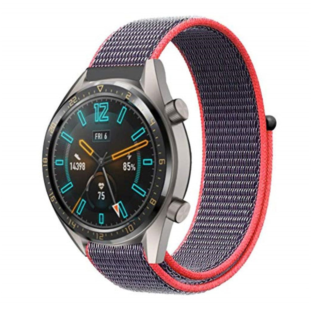 Kønt Universal Huawei Nylon Rem - Rød#serie_3