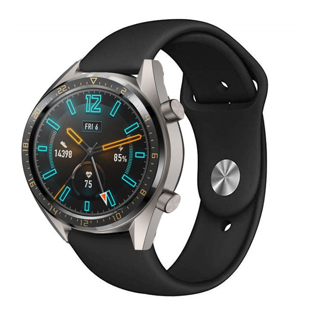 Mega sejt Huawei Watch GT / Huawei Watch Magic Silikone Rem - Sort#serie_1