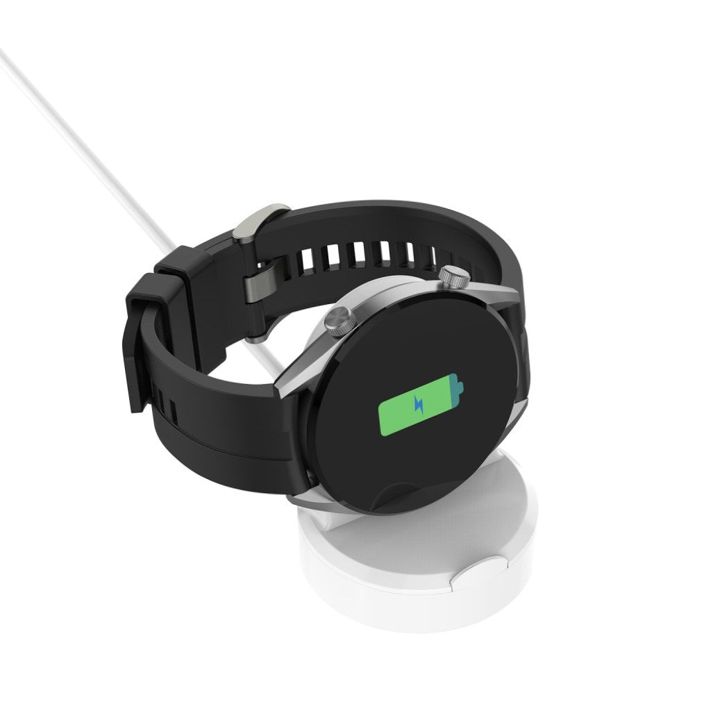 Plastik Huawei Watch GT / Huawei Watch Magic Magnetisk Ladestation - Hvid#serie_2