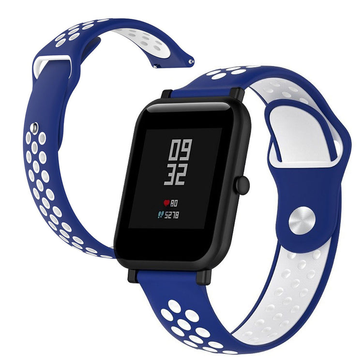 Vildt fint Huawei Watch / Huawei TalkBand B5 Silikone Rem - Blå#serie_12