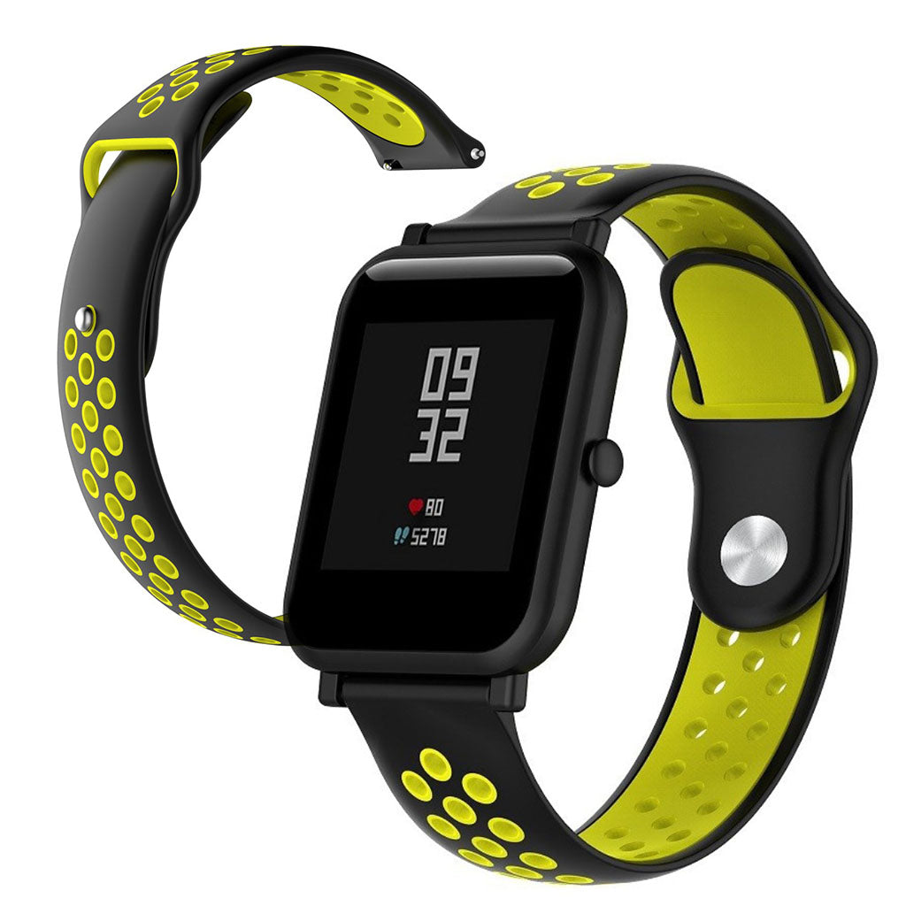 Vildt fint Huawei Watch / Huawei TalkBand B5 Silikone Rem - Sort#serie_1