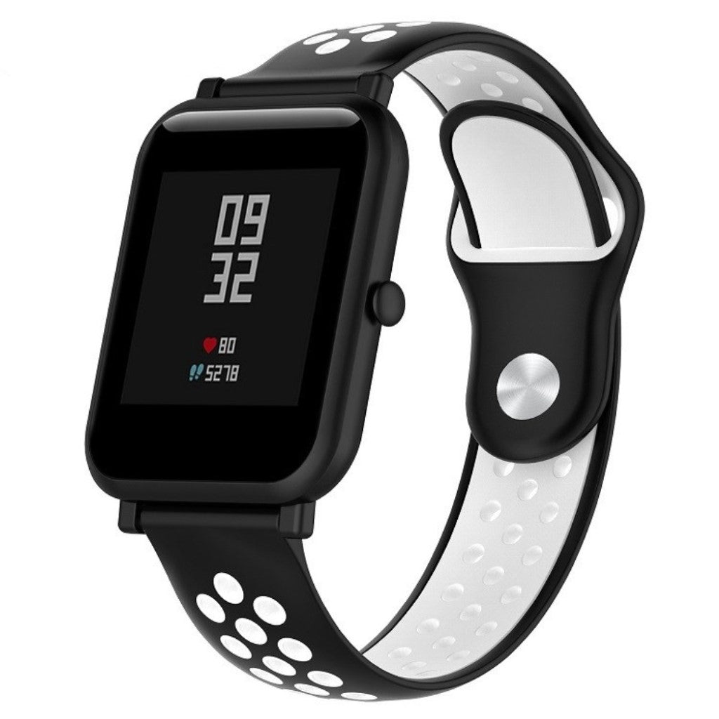 Vildt fint Huawei Watch / Huawei TalkBand B5 Silikone Rem - Hvid#serie_2