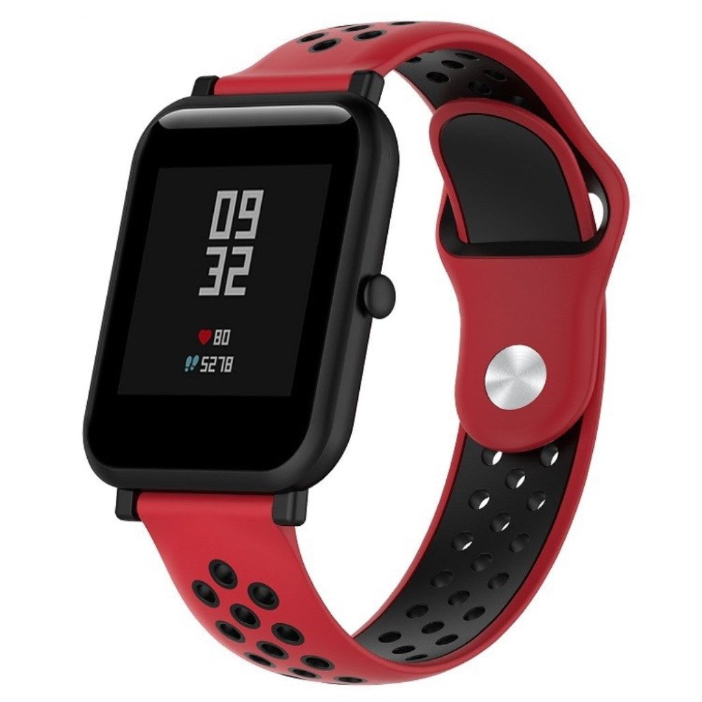 Vildt fint Huawei Watch / Huawei TalkBand B5 Silikone Rem - Sort#serie_7