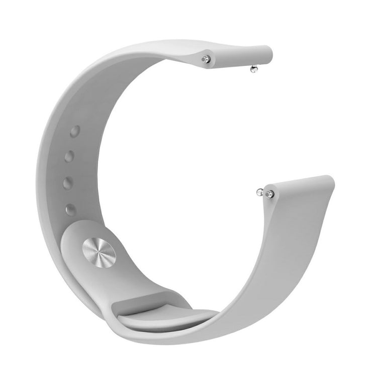 Godt Huawei Watch GT / Huawei Watch Magic Silikone Rem - Sølv#serie_6