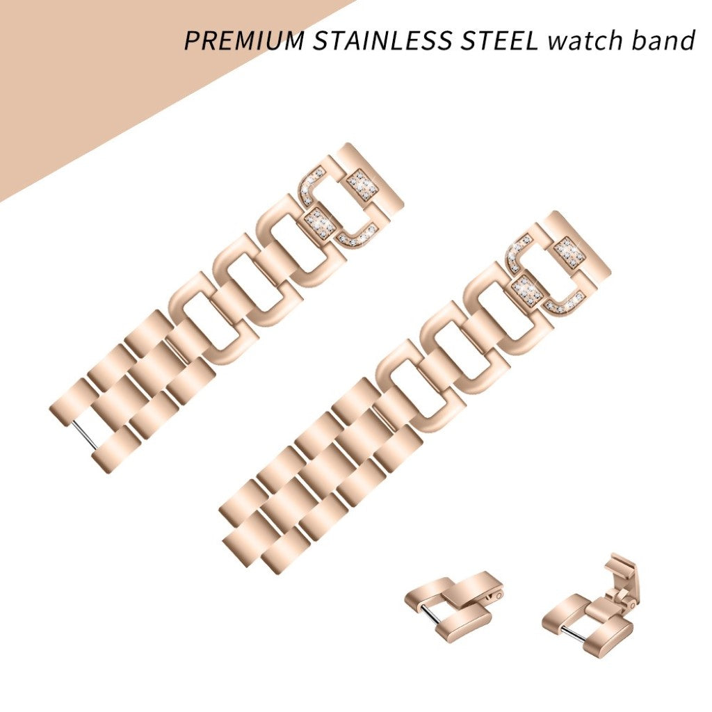 Mega sejt Huawei TalkBand B5 Metal og Rhinsten Rem - Pink#serie_4