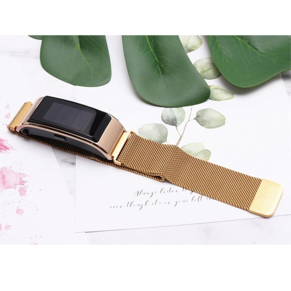 Vildt cool Huawei TalkBand B5 Metal Rem - Guld#serie_4
