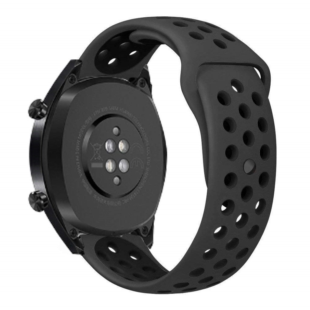 Meget pænt Huawei Watch GT Silikone Rem - Sort#serie_1
