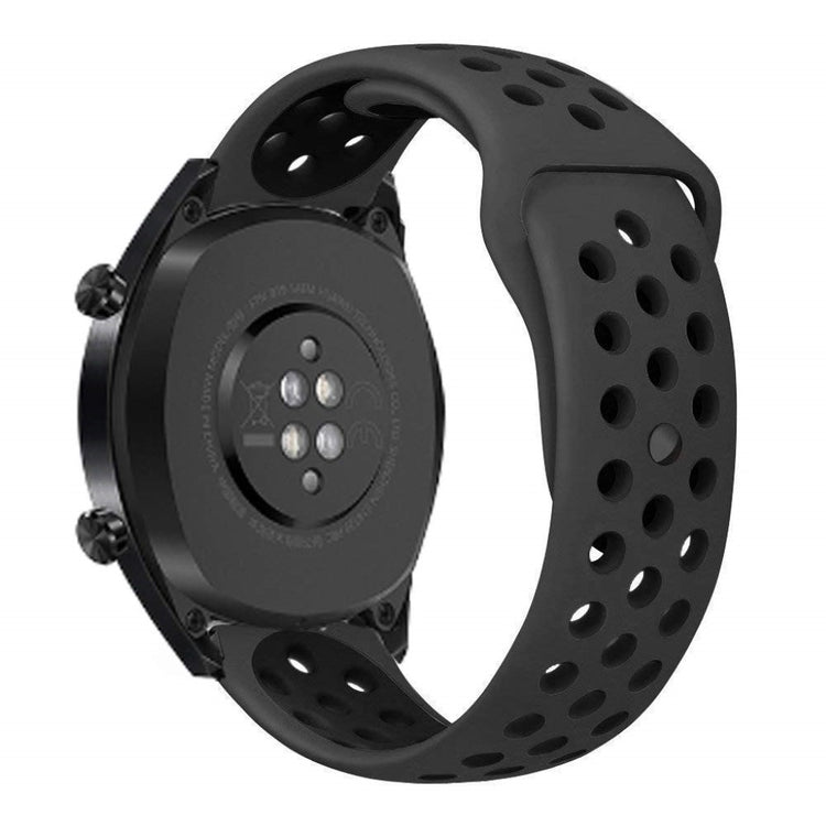 Meget pænt Huawei Watch GT Silikone Rem - Sort#serie_1
