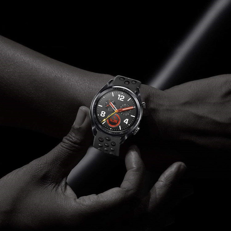 Meget pænt Huawei Watch GT Silikone Rem - Sort#serie_1