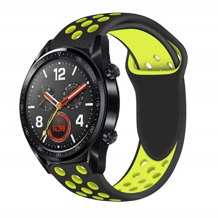 Meget pænt Huawei Watch GT Silikone Rem - Sort#serie_3