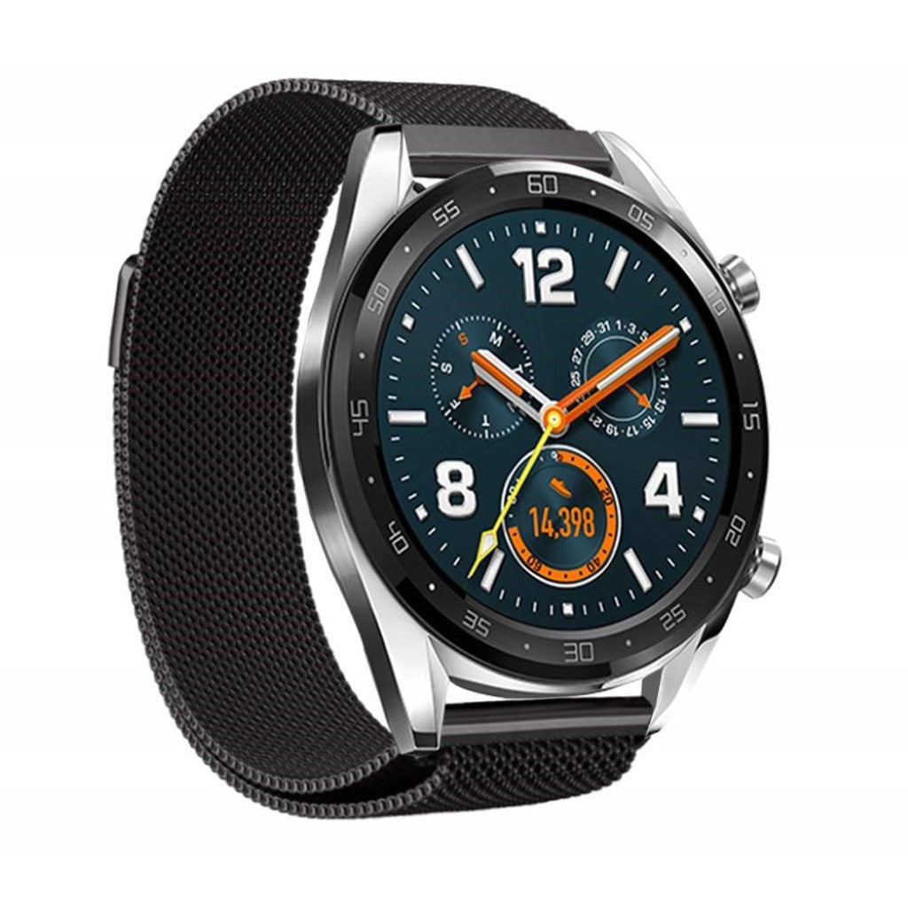 Helt vildt nydelig Huawei Watch GT Metal Rem - Sort#serie_1