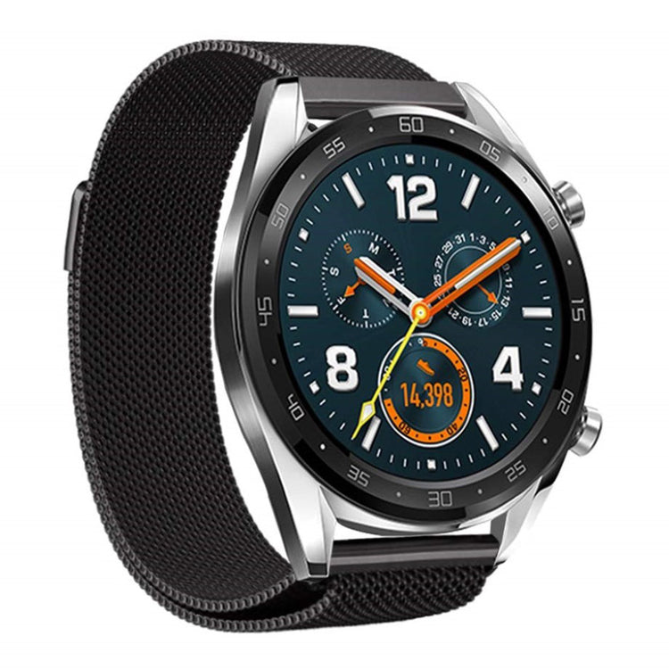 Helt vildt nydelig Huawei Watch GT Metal Rem - Sort#serie_1