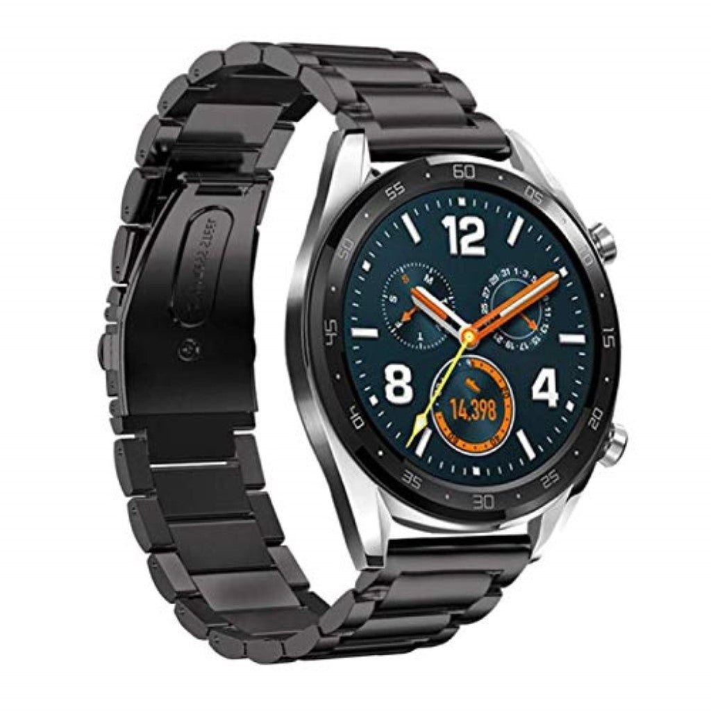 Helt vildt smuk Huawei Watch GT Metal Rem - Sort#serie_1