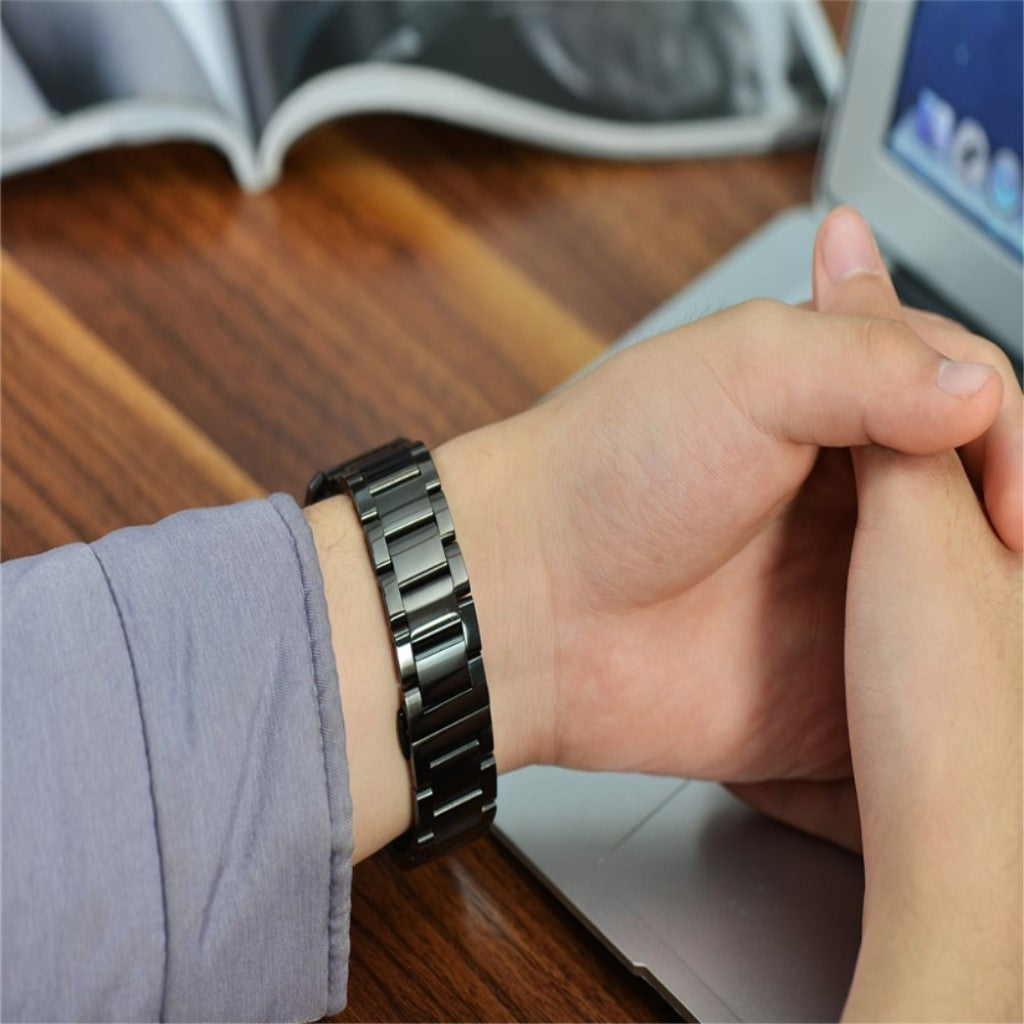 Vildt skøn Huawei Watch GT Metal Rem - Sort#serie_7