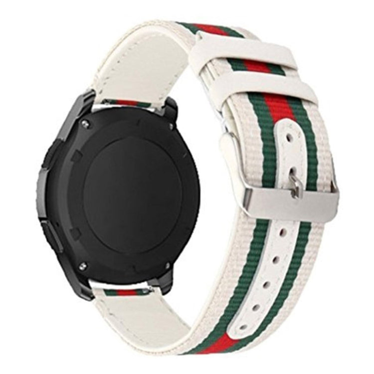 Super fint Huawei Watch GT Nylon Rem - Hvid#serie_2
