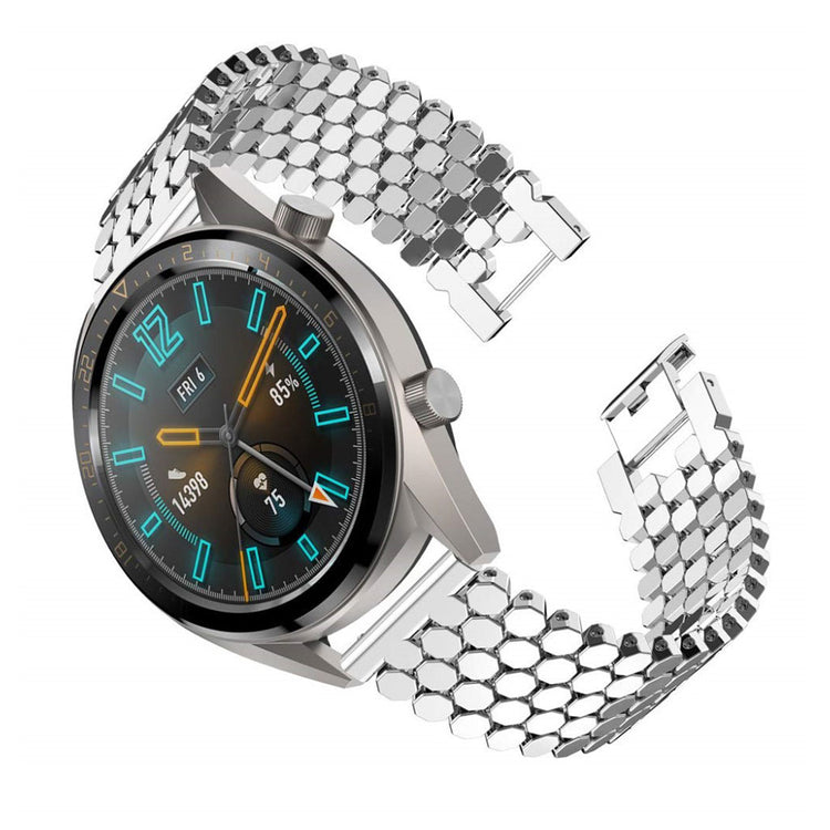 Super cool Huawei Watch GT Metal Rem - Sølv#serie_2