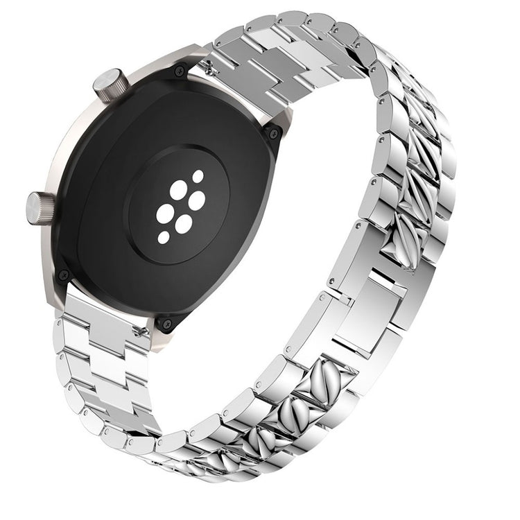 Super hårdfør Huawei Watch GT Metal og Rhinsten Rem - Sølv#serie_4