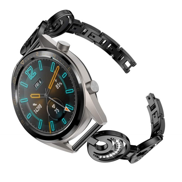 Eminent Huawei Watch GT Metal og Rhinsten Rem - Sort#serie_1