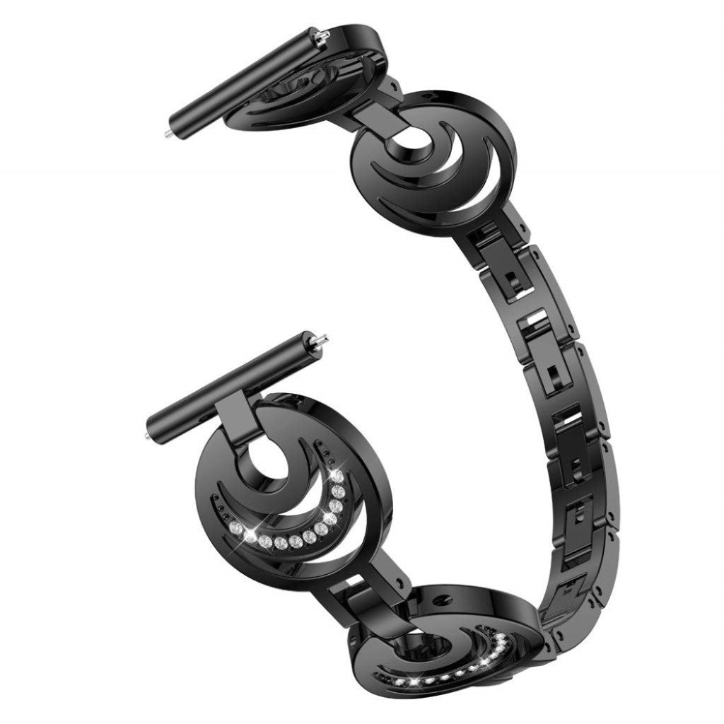 Eminent Huawei Watch GT Metal og Rhinsten Rem - Sort#serie_1