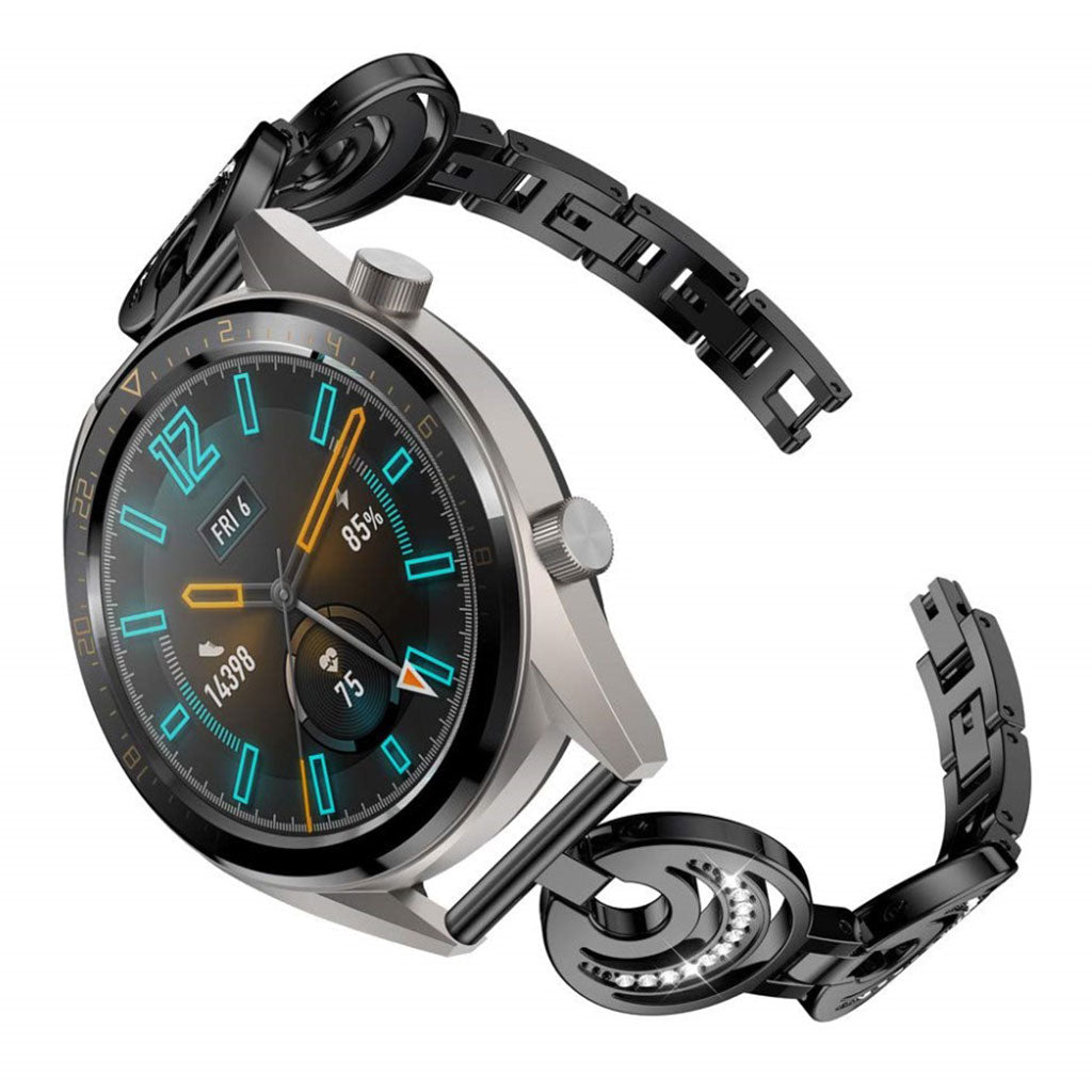 Eminent Huawei Watch GT Metal og Rhinsten Rem - Sort#serie_1