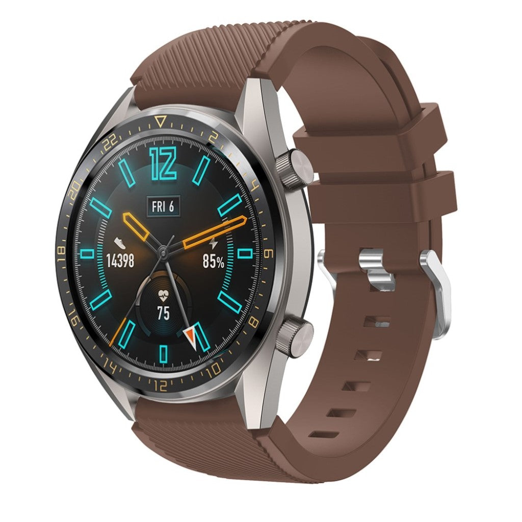 Fed Huawei Watch GT Silikone Rem - Brun#serie_10
