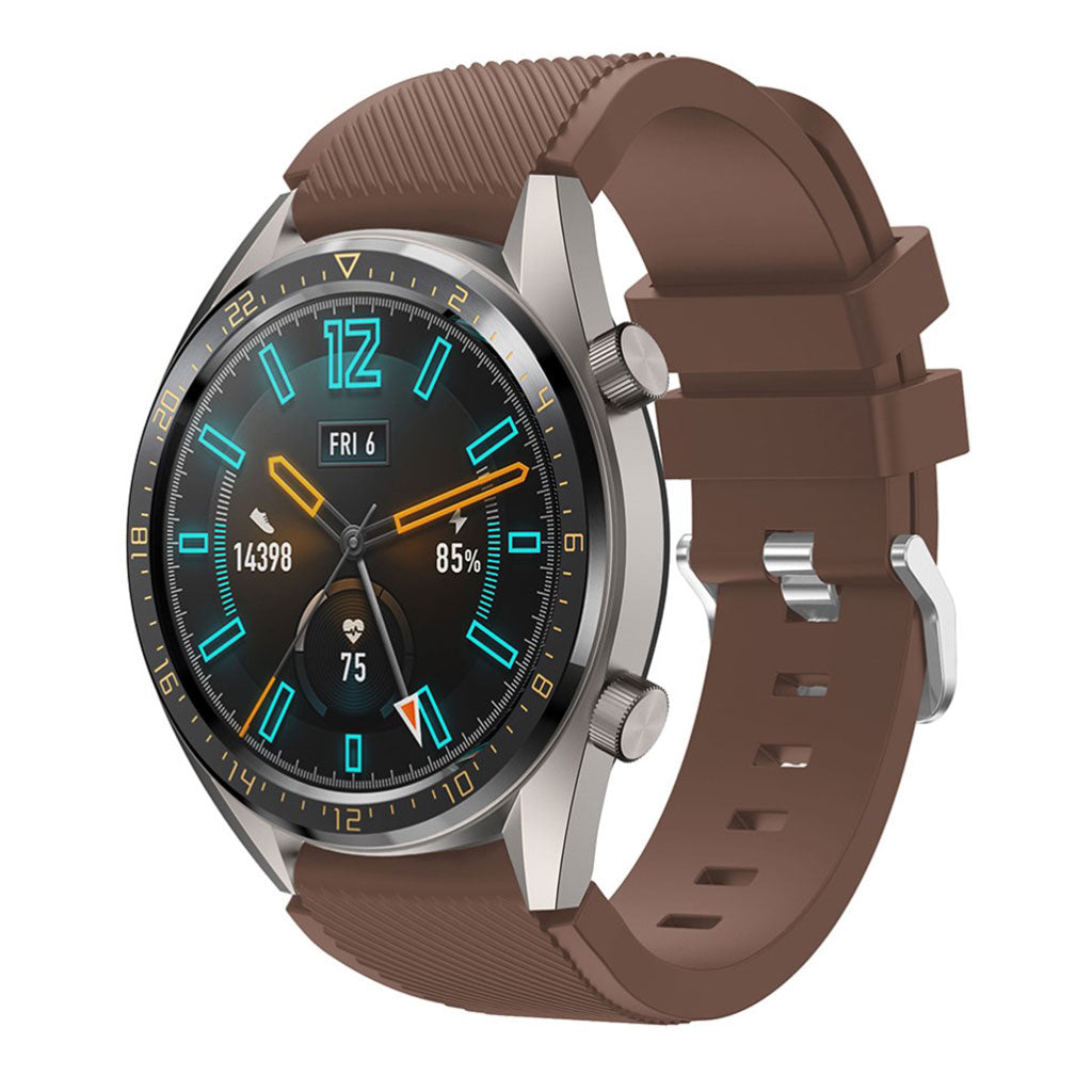 Fed Huawei Watch GT Silikone Rem - Brun#serie_10