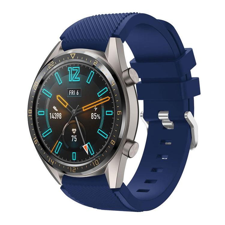 Fed Huawei Watch GT Silikone Rem - Blå#serie_12