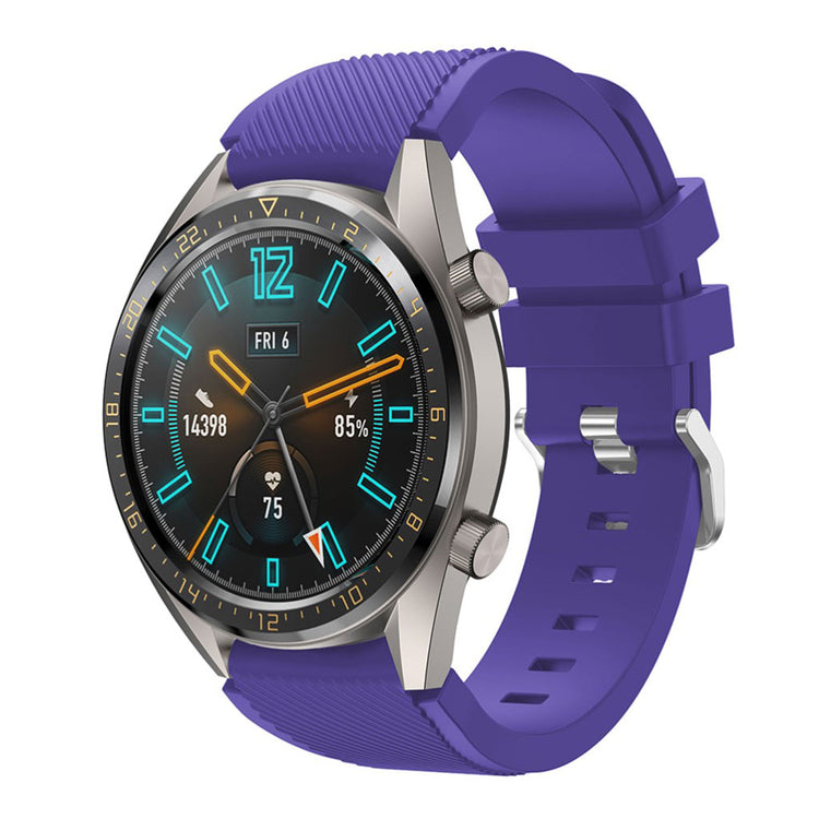 Fed Huawei Watch GT Silikone Rem - Lilla#serie_13