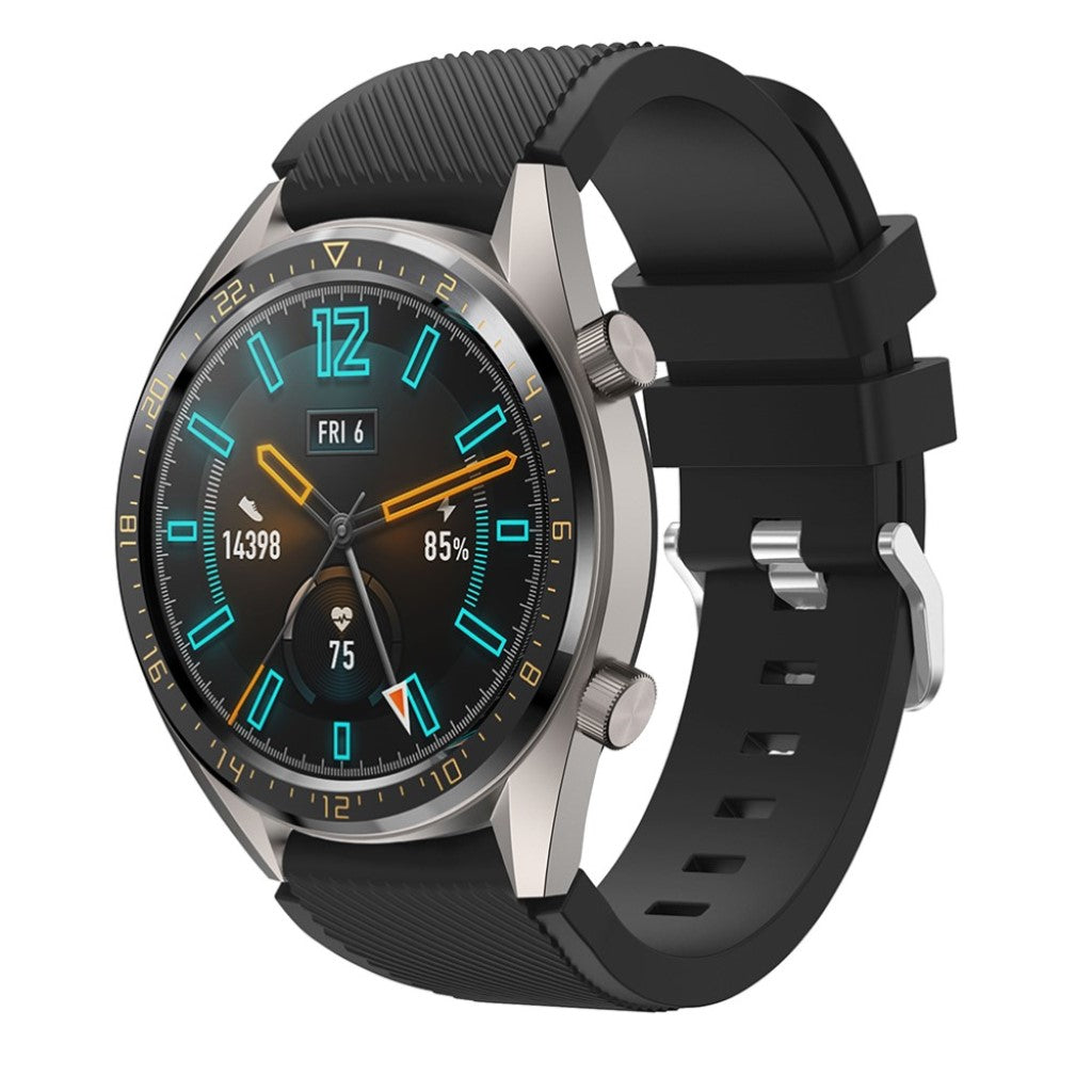 Fed Huawei Watch GT Silikone Rem - Sort#serie_5