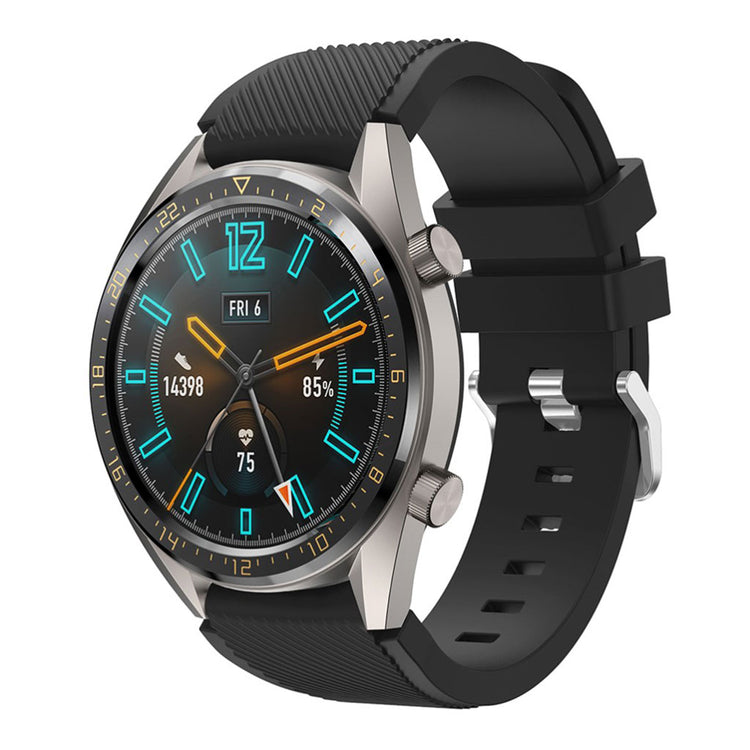 Fed Huawei Watch GT Silikone Rem - Sort#serie_5