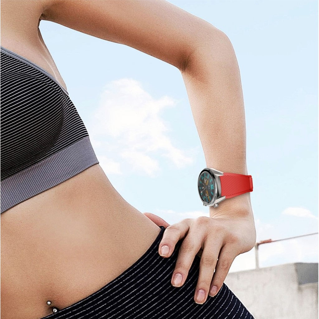 Fed Huawei Watch GT Silikone Rem - Rød#serie_6