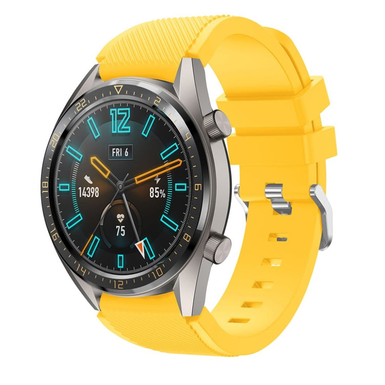 Fed Huawei Watch GT Silikone Rem - Gul#serie_7