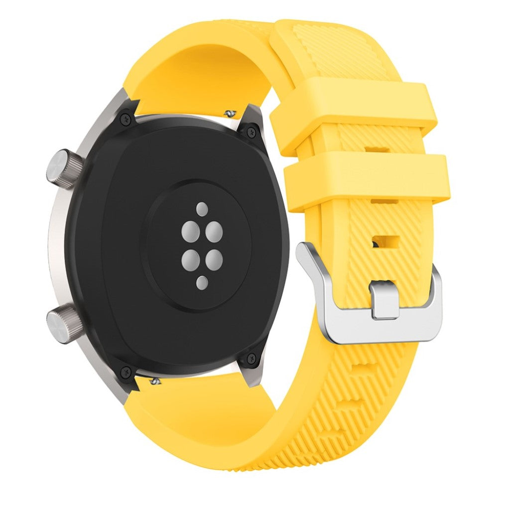 Fed Huawei Watch GT Silikone Rem - Gul#serie_7
