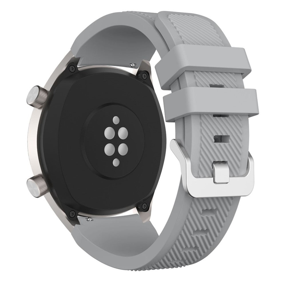 Fed Huawei Watch GT Silikone Rem - Sølv#serie_8