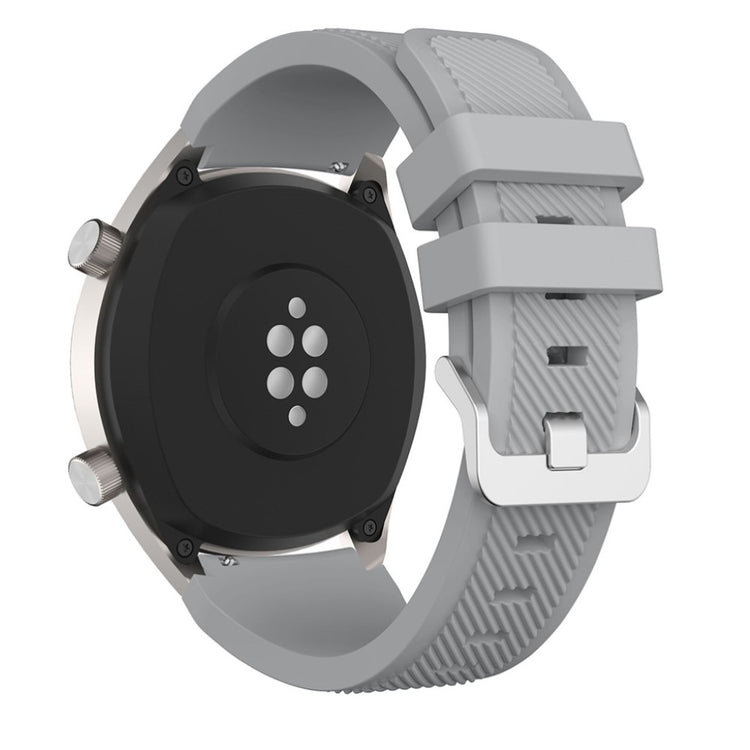 Fed Huawei Watch GT Silikone Rem - Sølv#serie_8