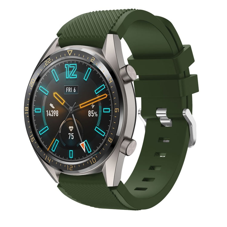 Fed Huawei Watch GT Silikone Rem - Grøn#serie_9