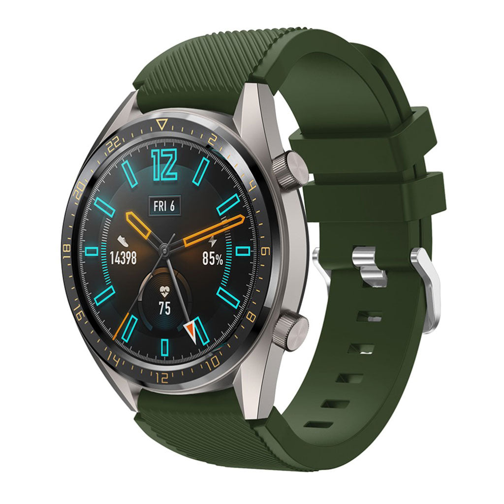 Fed Huawei Watch GT Silikone Rem - Grøn#serie_9
